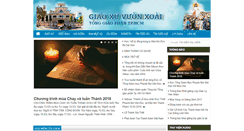 Desktop Screenshot of giaoxuvuonxoai.com